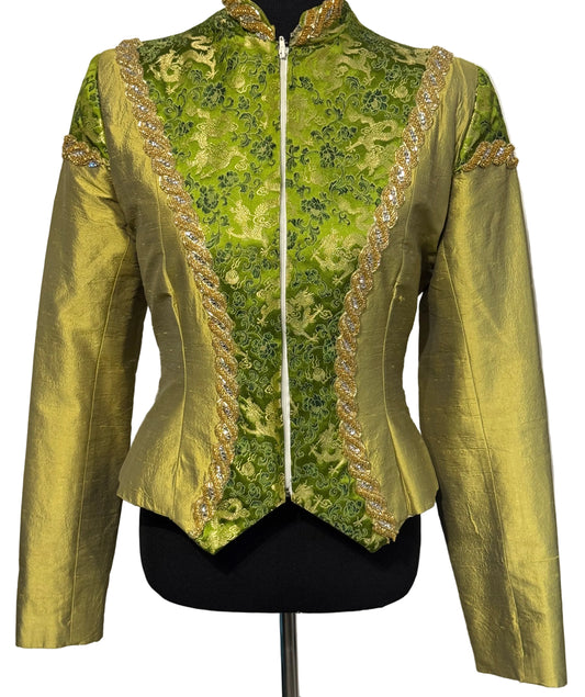 Custom, Ladies Green Western Set