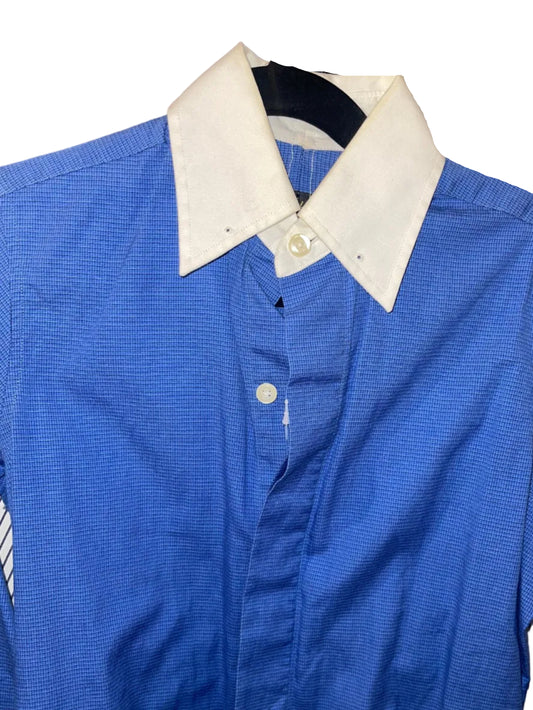 DeRegnaucourt, Blue with White Accents Shirt