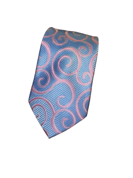 Blue and Pink Tie