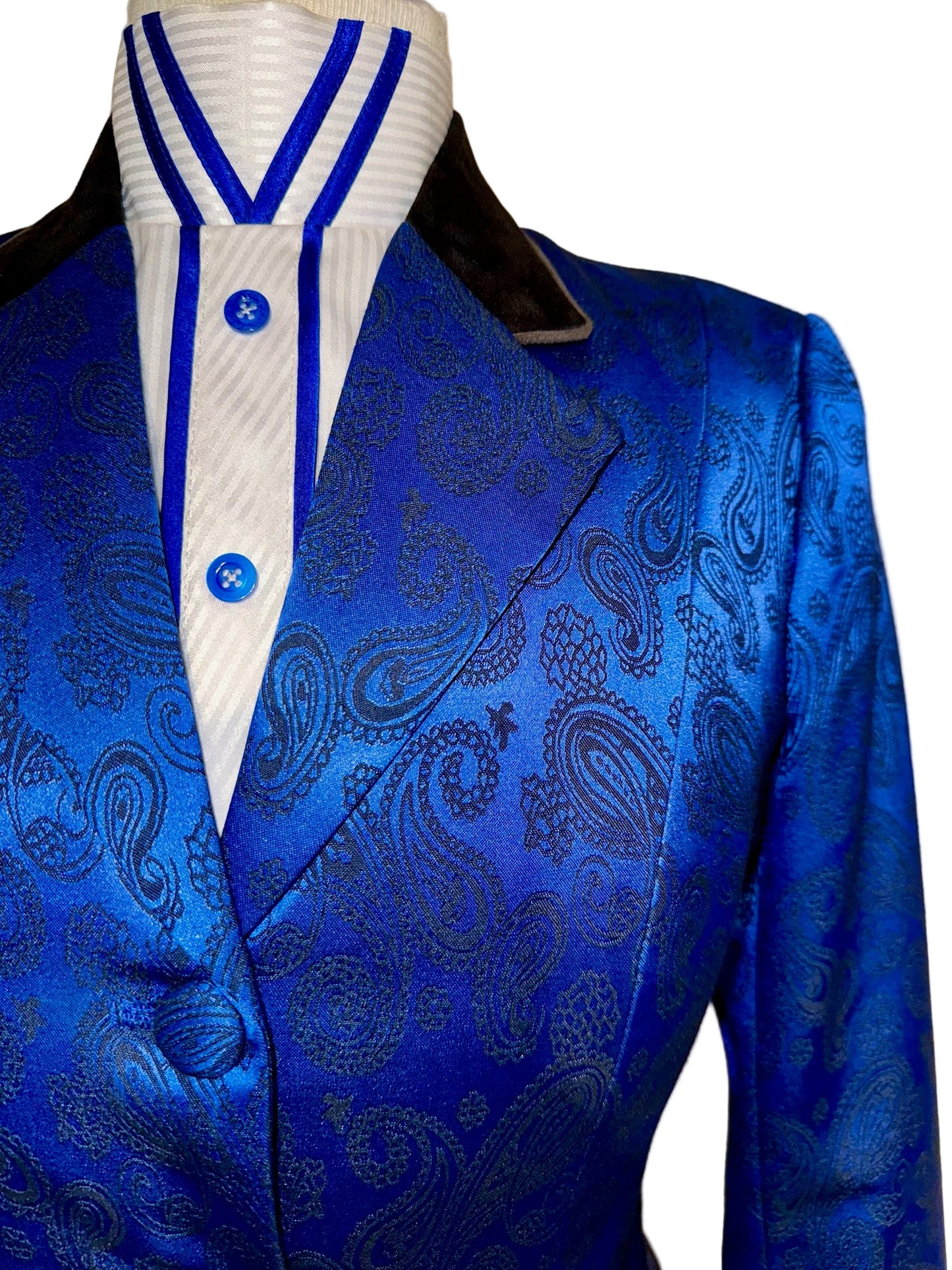 New MTC, Royal Blue Paisley Hunt Coat