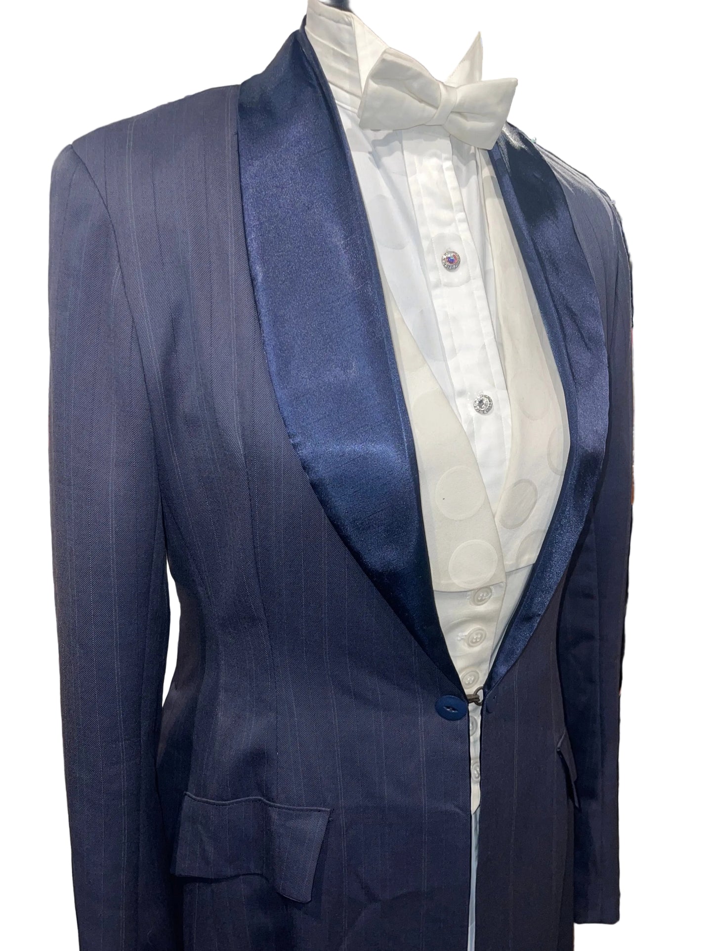 Custom, Ladies, Navy Formal Suit