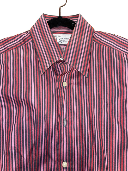 SGA, Black and Pink Stripe Shirt