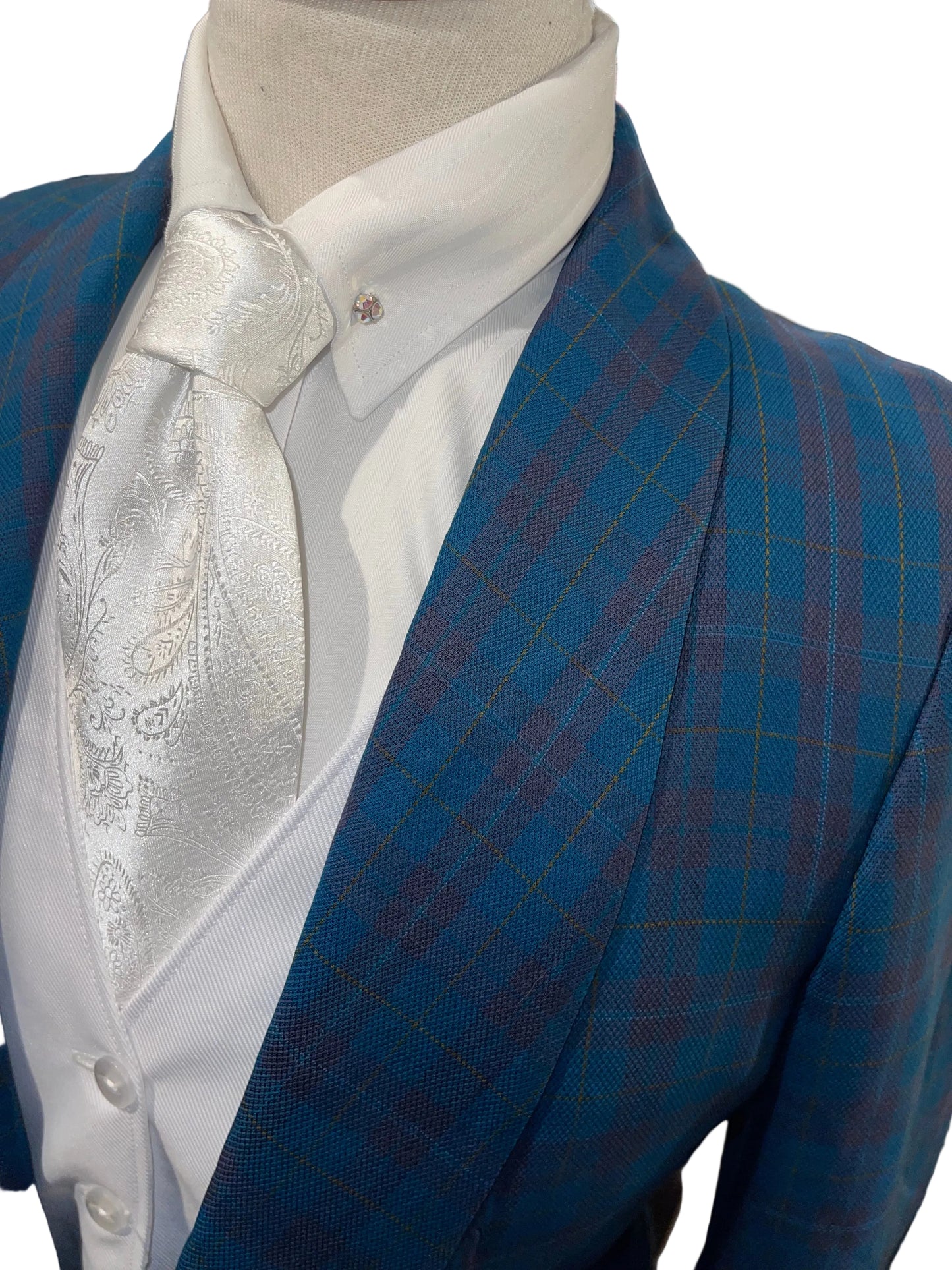 Countryside, Teal Plaid Day Coat