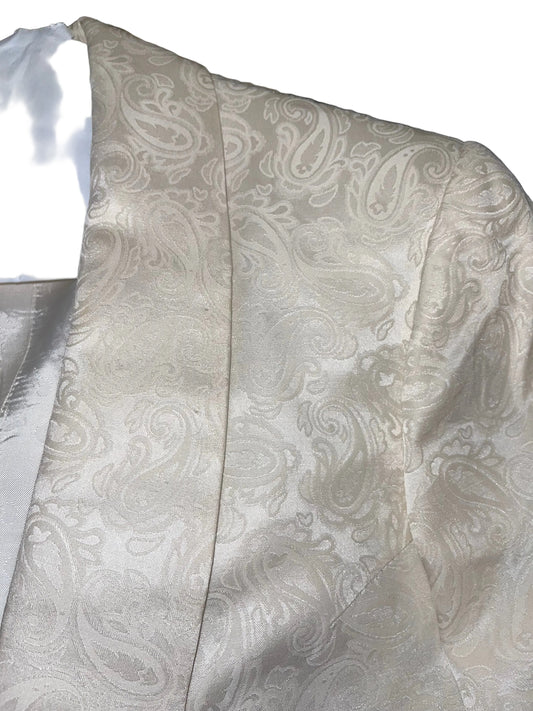 DeRegnaucourt, Cream Paisley Day Coat