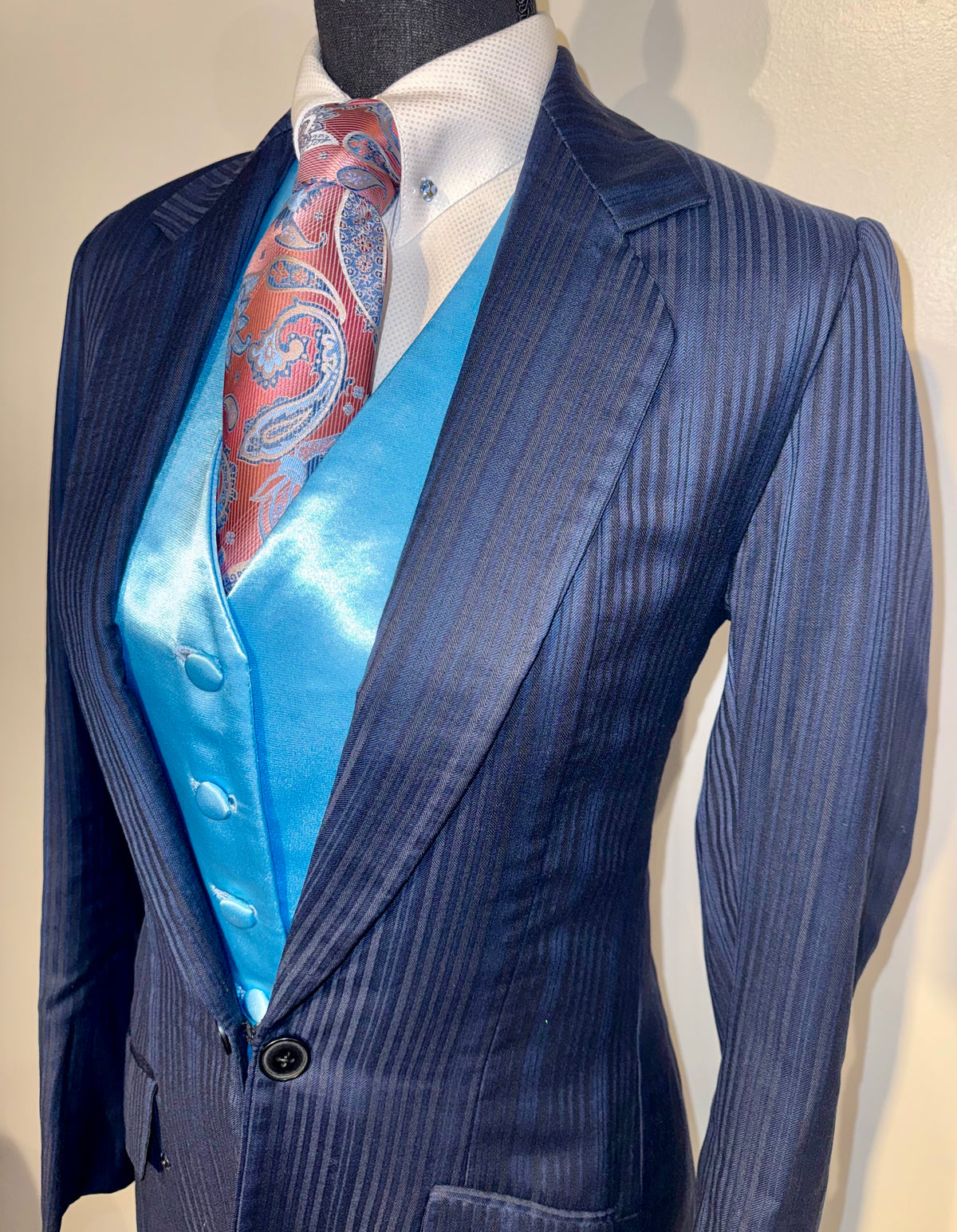 Marsha De Arriaga, Navy Suit