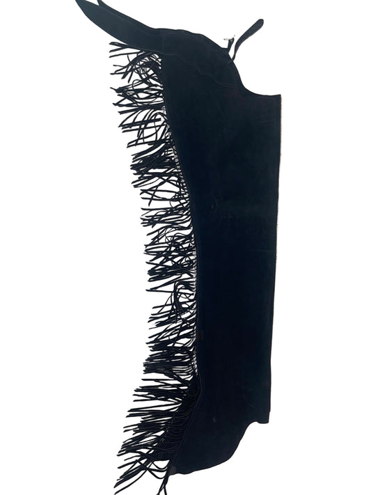 Whitman, Black Fringe Chaps