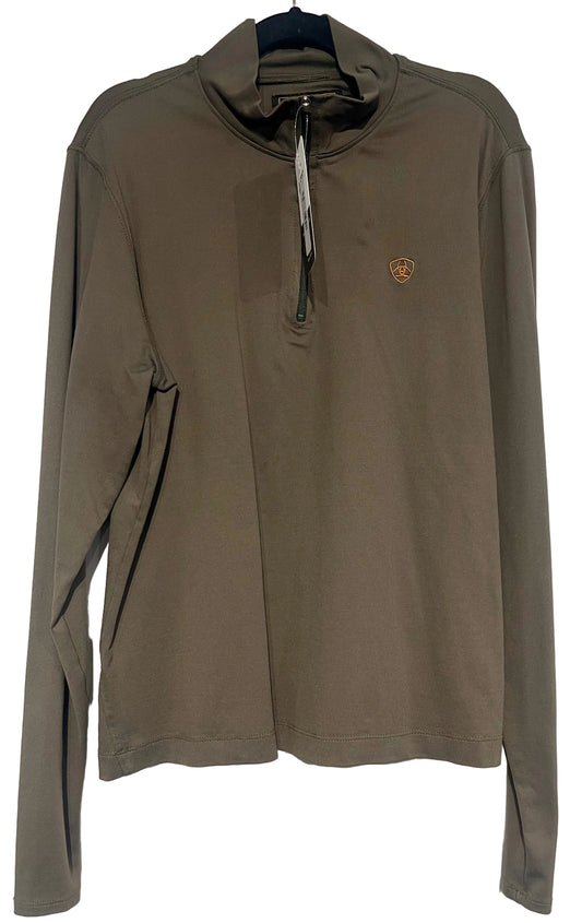 Ariat, W: S Green Quarter Zip
