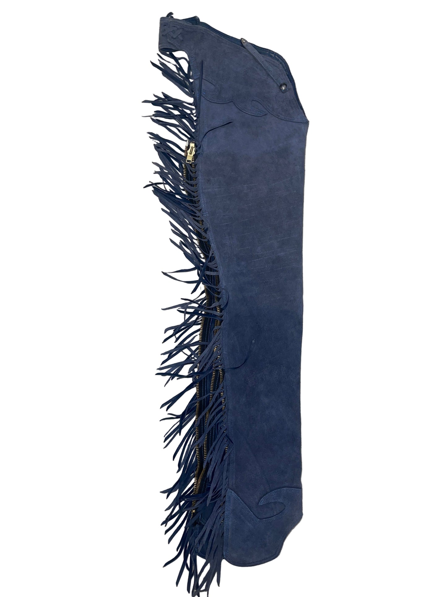 Custom, Navy Ultrasuede Chaps