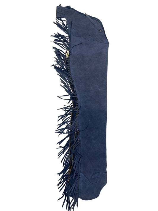 Custom, Navy Ultrasuede Chaps