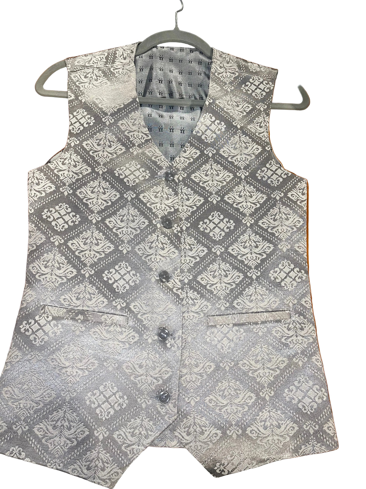 Custom, Silver Ladies Vest