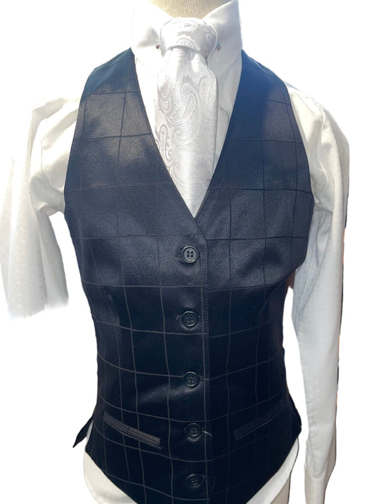 Custom, Boy's, Black Show Vest