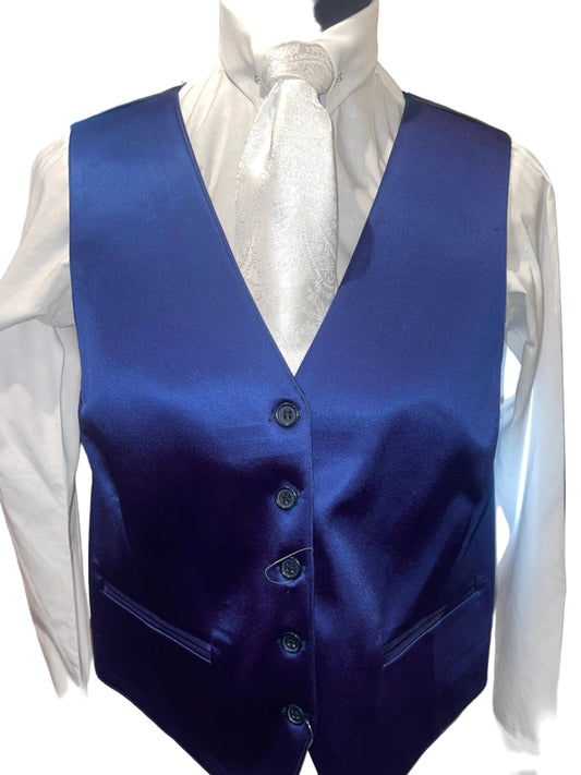 Bleu, Custom Ladies Silk Vest