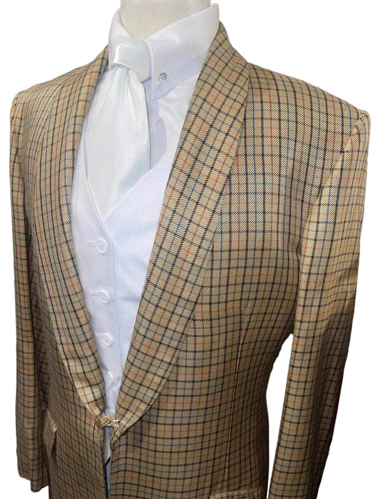 Hawkewood, Custom Gold Plaid Daycoat