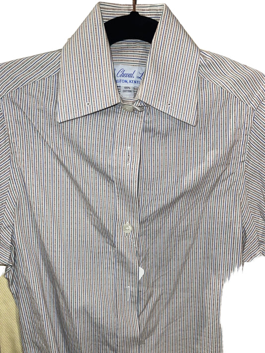 Le Cheval, Brown Stripe Shirt