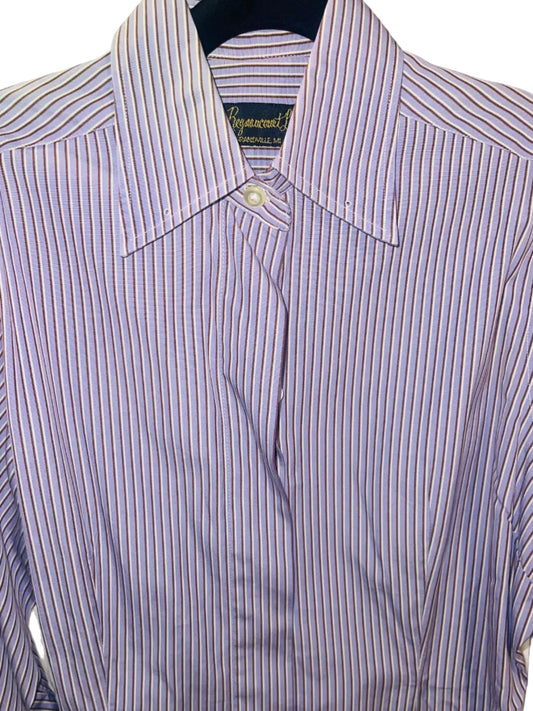 DeRegnaucourt, Purple Stripe Shirt
