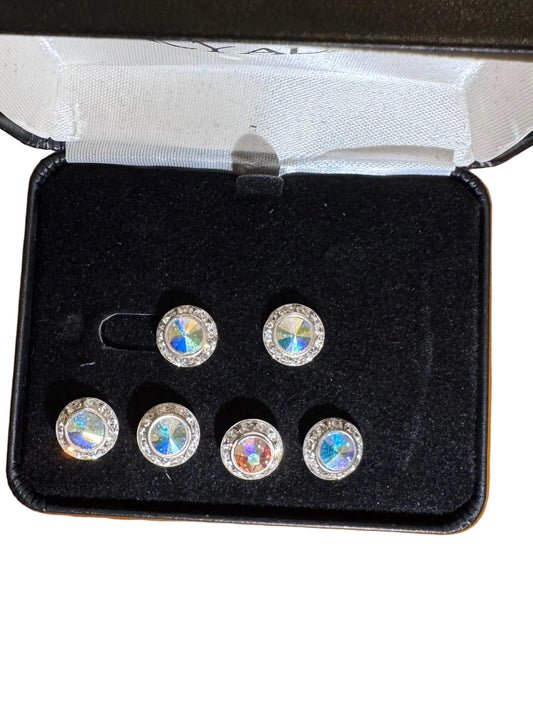 New, Iridescent Earrings and Stud Set