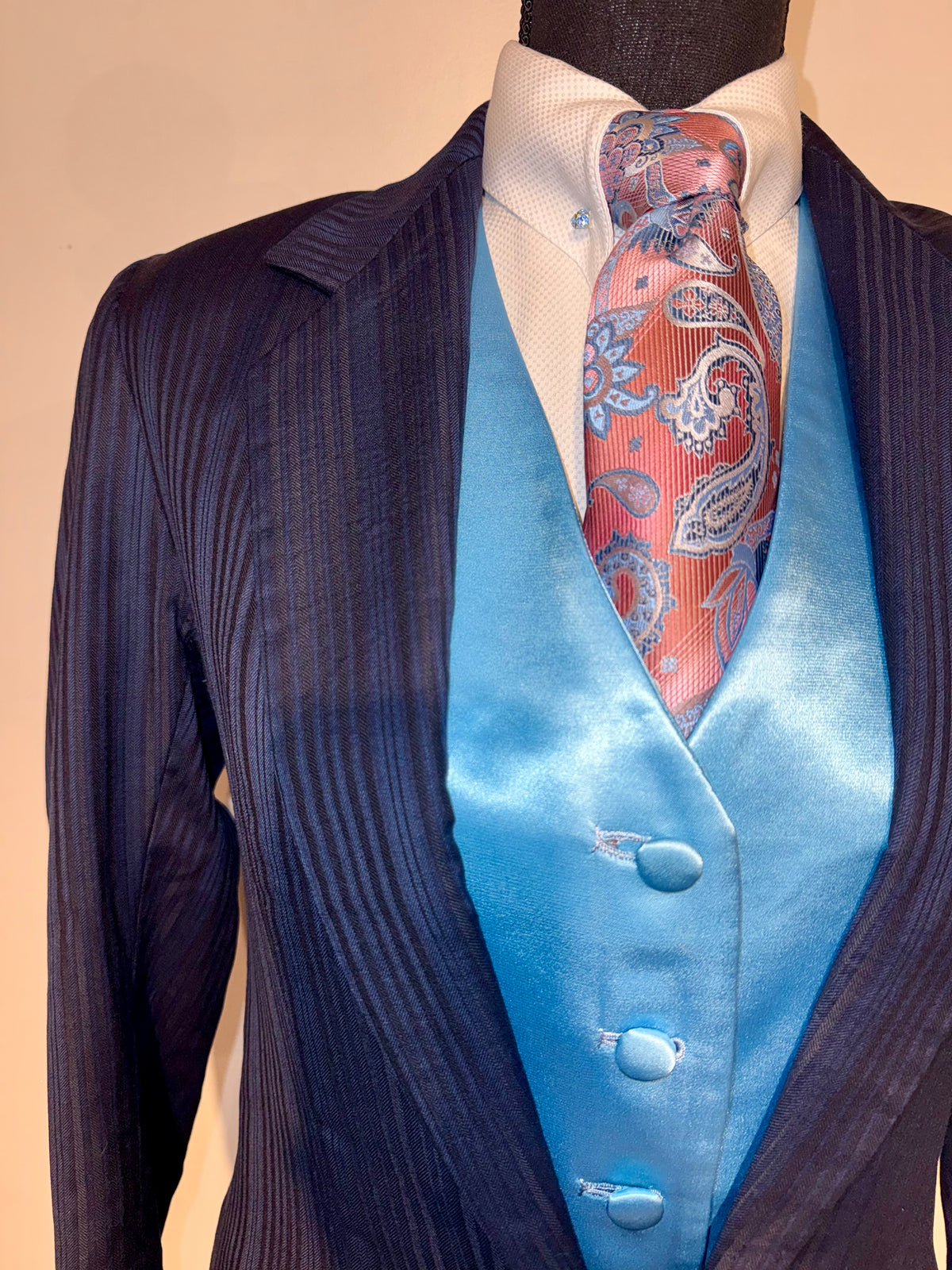Marsha De Arriaga, Navy Suit