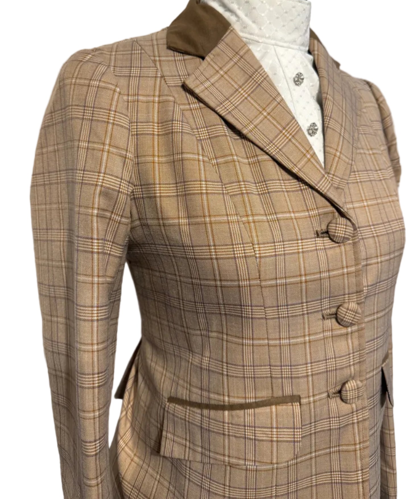 Fredy Tailor, Chestnut Plaid Hunt Coat