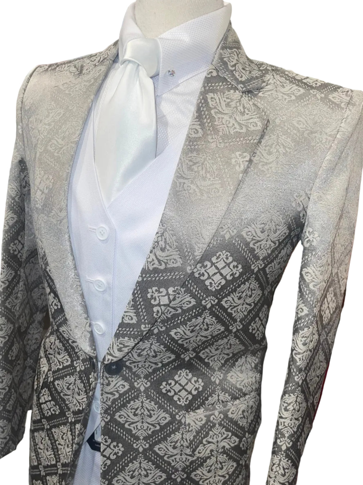 Custom, Silver Ladies Day Coat