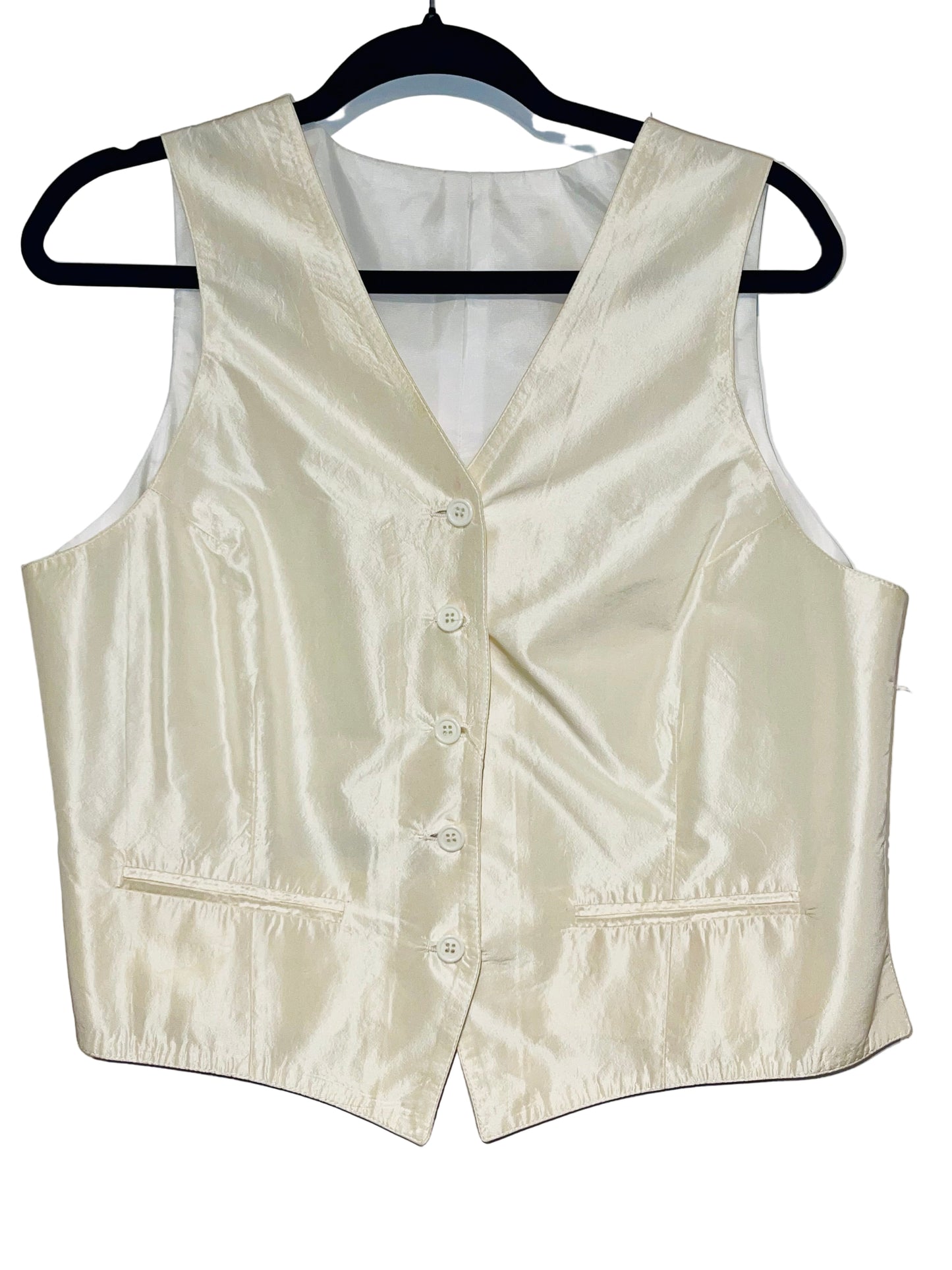 Bleu, Ladies Cream Vest