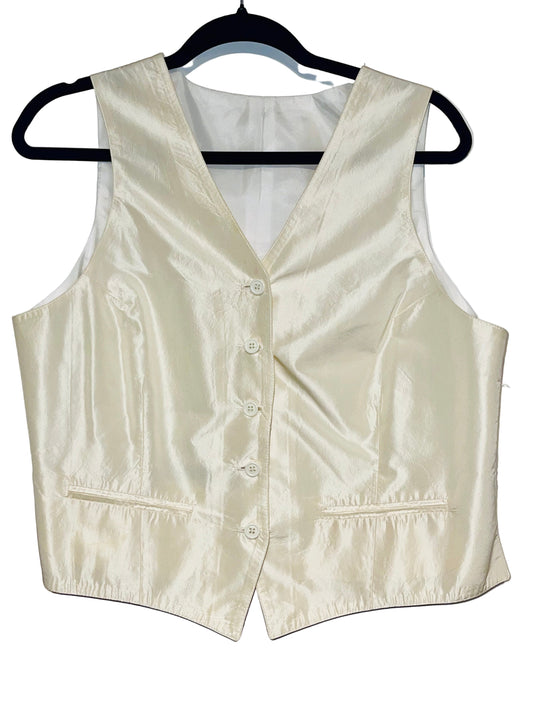 Bleu, Ladies Cream Vest