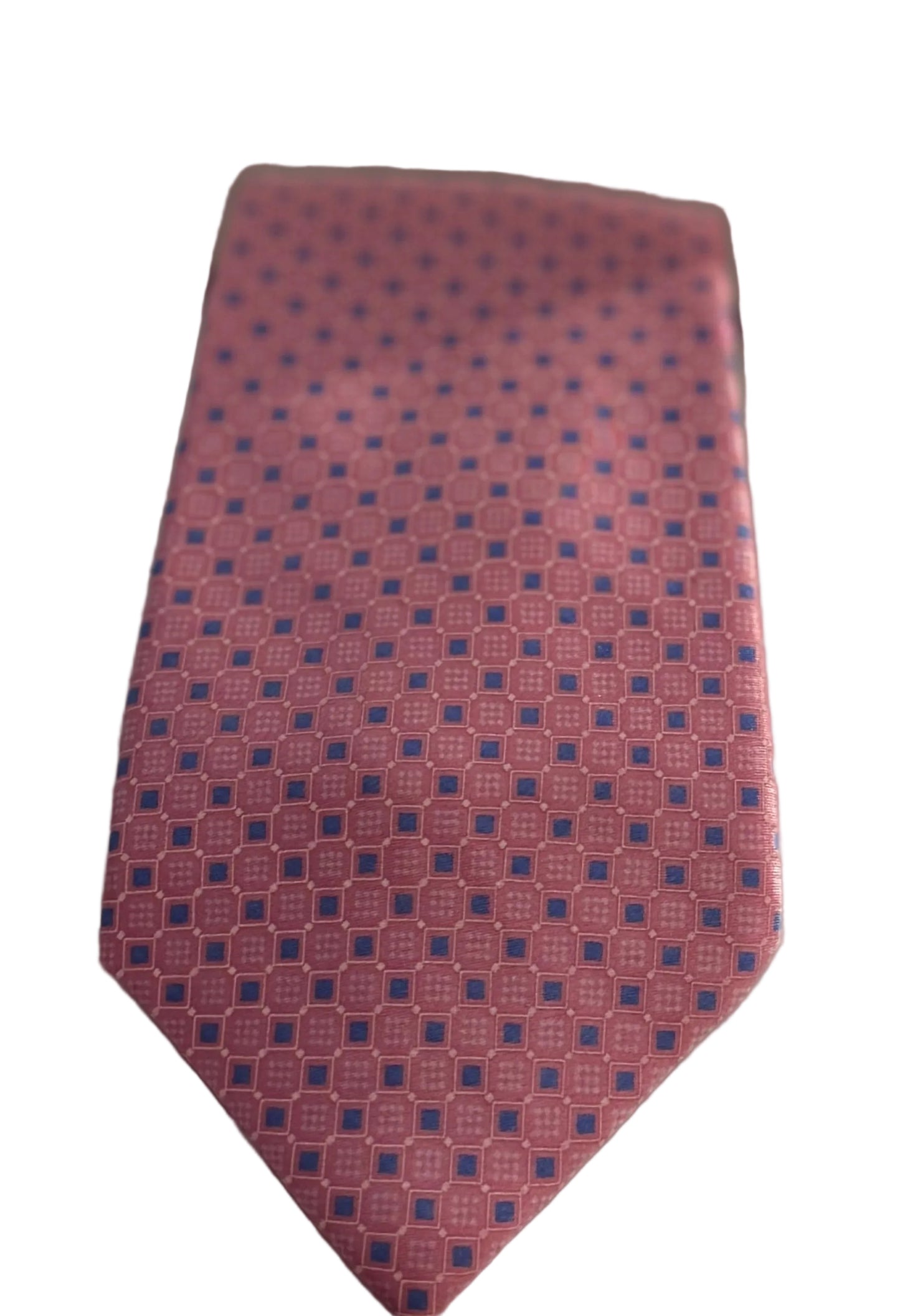 New, Pink w/ Blue Tie