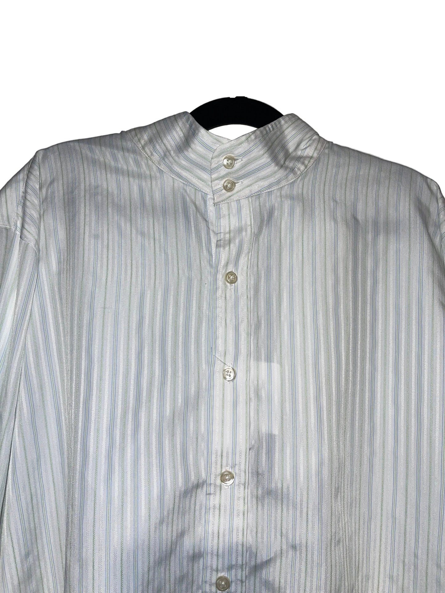 Mint Green Pinstripe Hunt Shirt