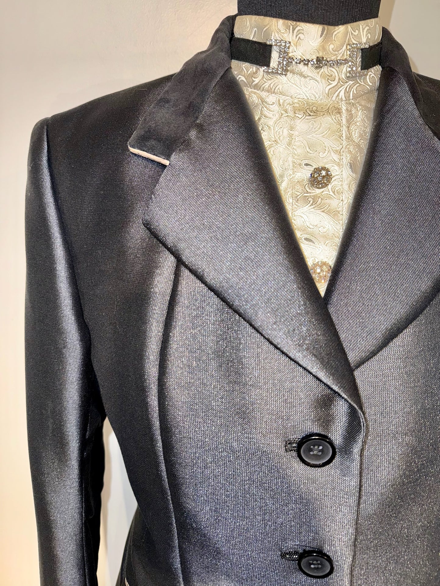 Marsha De Arriaga, Ladies Black Hunt Coat