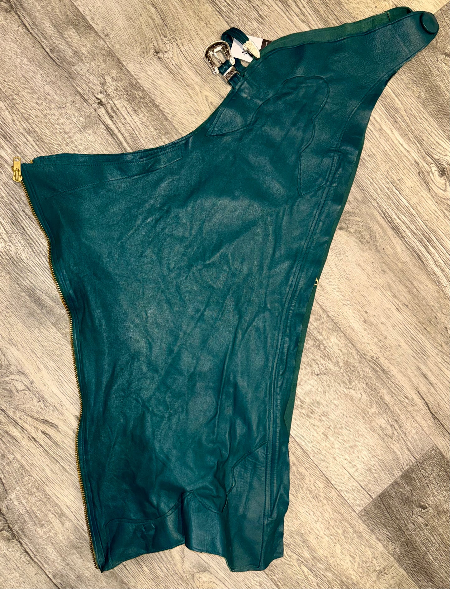Custom, Teal Western Set