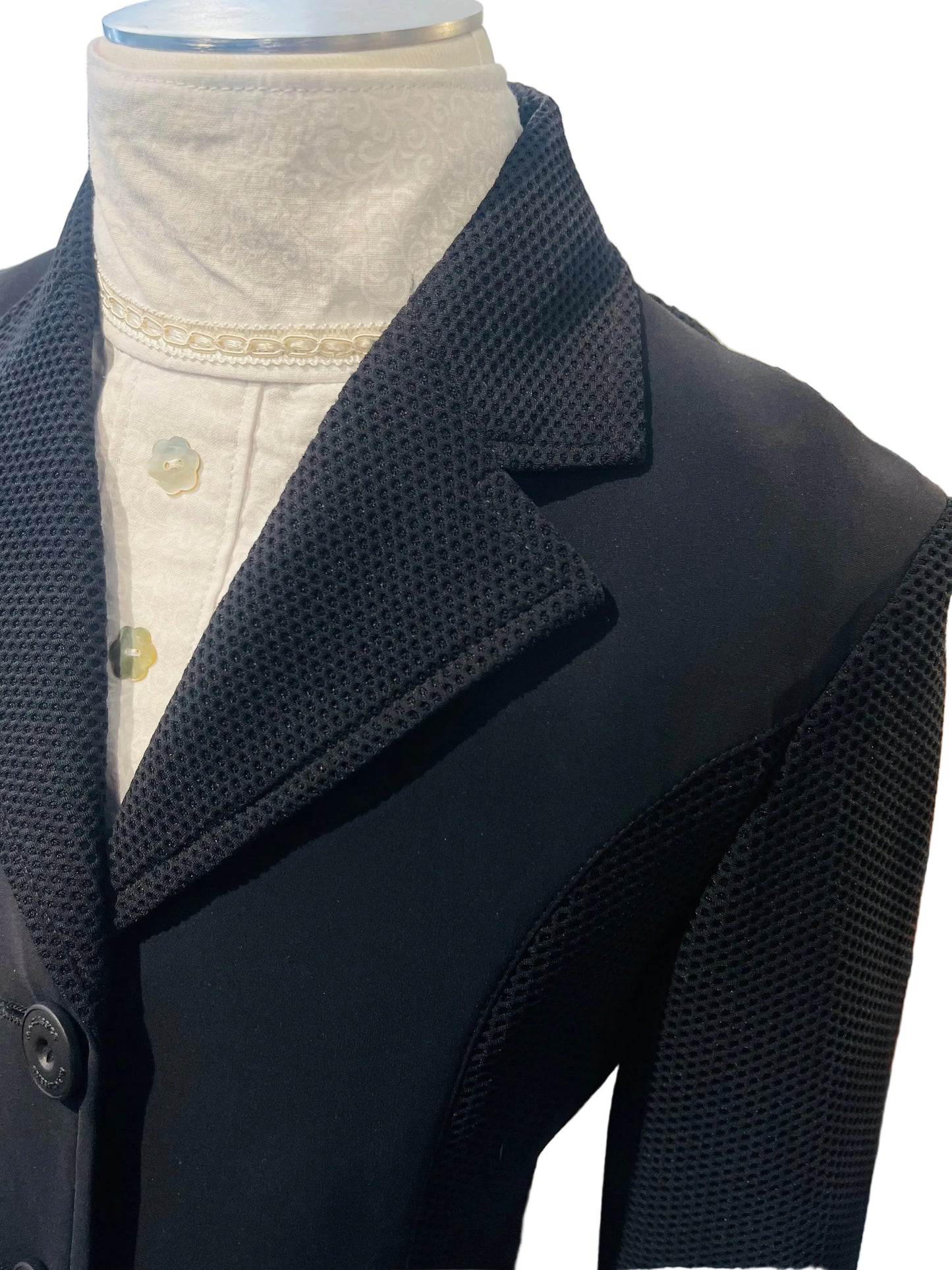 RJ Classics Black Mesh Hunt Coat 10S