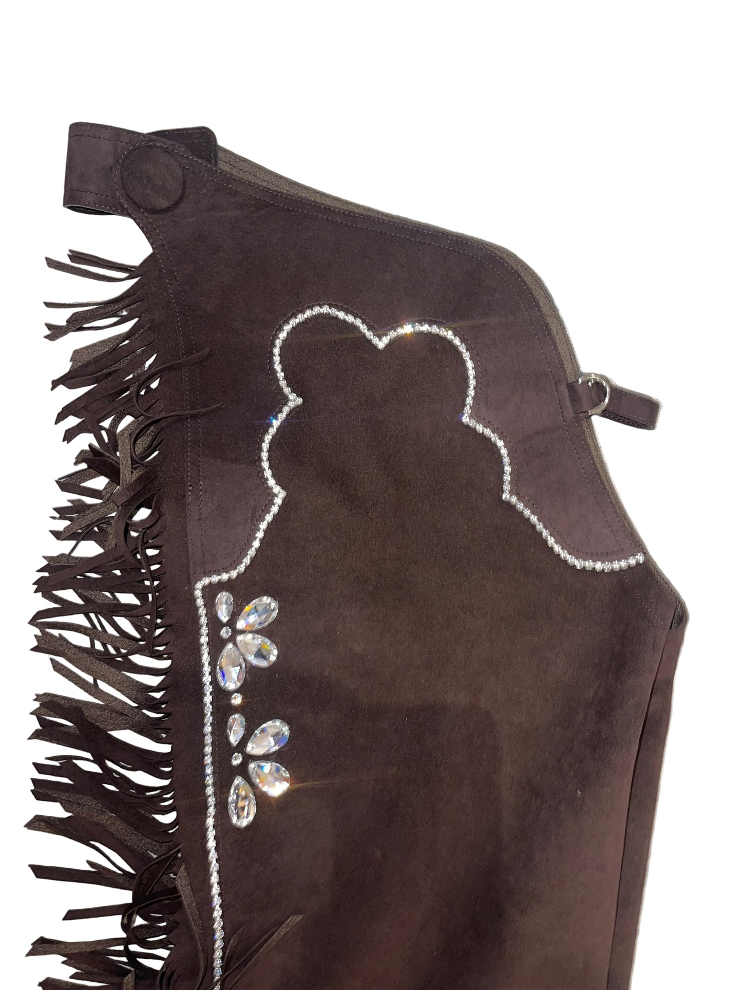 New, Go-N-Show Ladies Large Brown Chaps