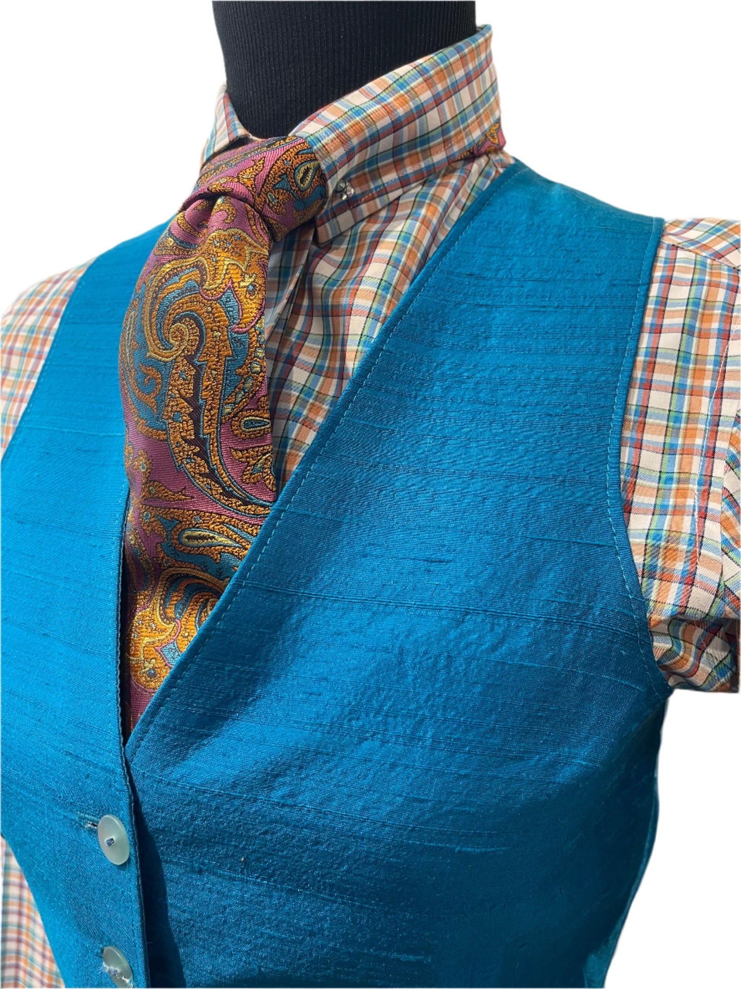 teal vest(brb118-v1066) ladies Vest