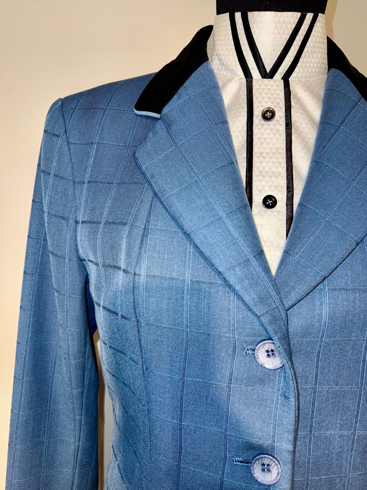 Marsha De Arriaga, Blue Hunt Coat