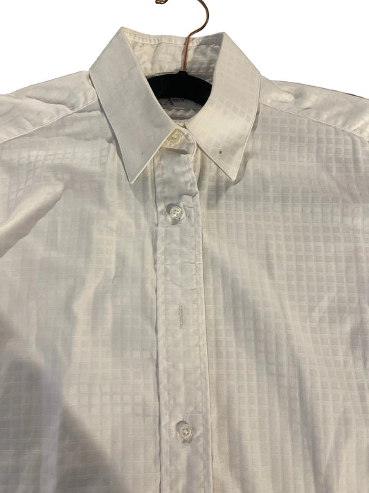SGA, White Check Shirt