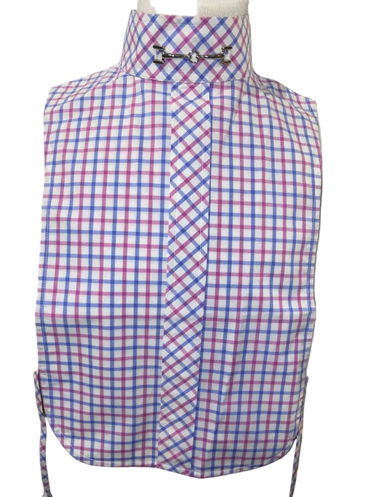 Pink and Blue Plaid Dickie