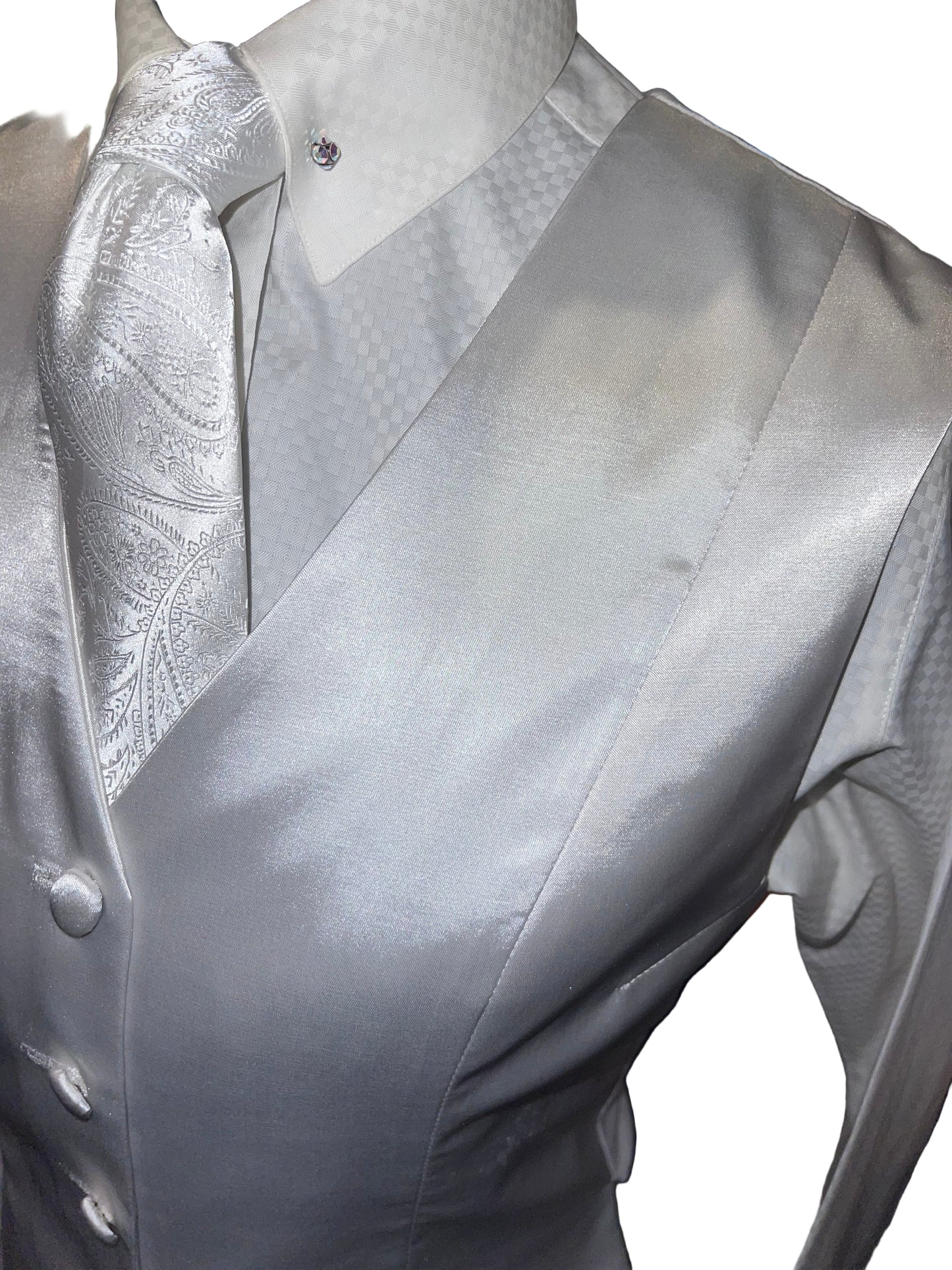 Go-N-Show, Ladies White Silk Vest