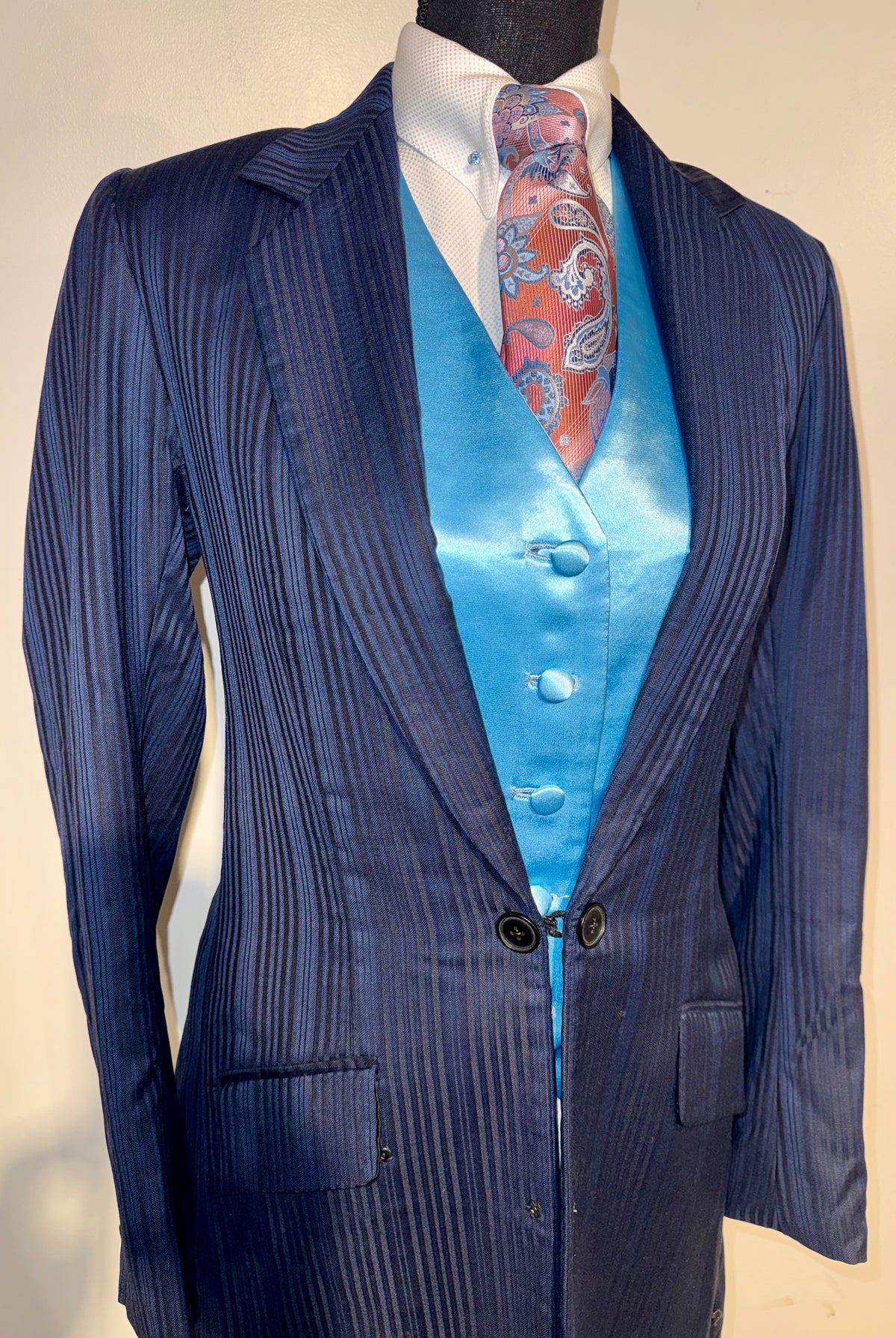 Marsha De Arriaga, Navy Suit
