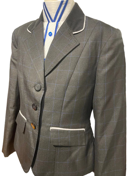 Fredy Tailor, Black And Blue Plaid Hunt Coat