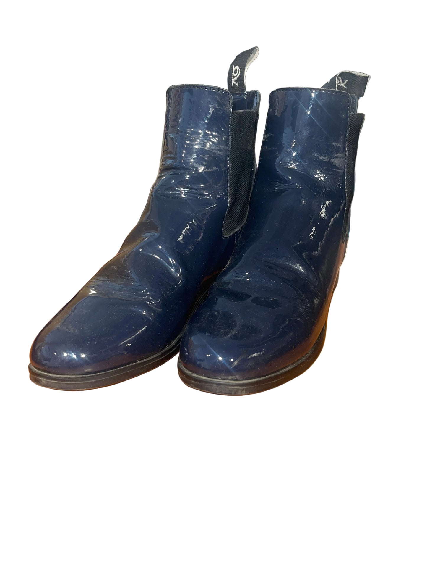 Ovation, Navy 8 Patent Boot