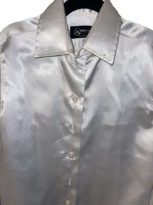 Show Season, White Silk Shirt