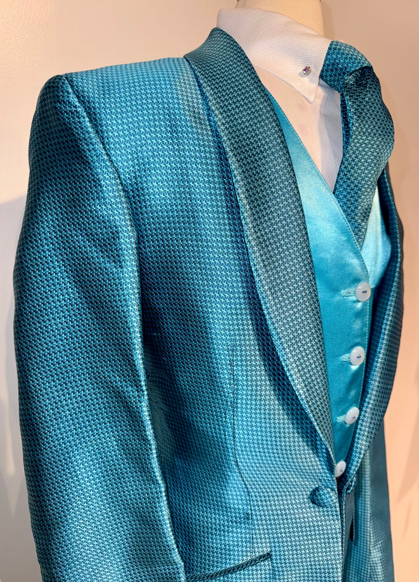 Marsha De Arriaga, Girls Teal Day Coat