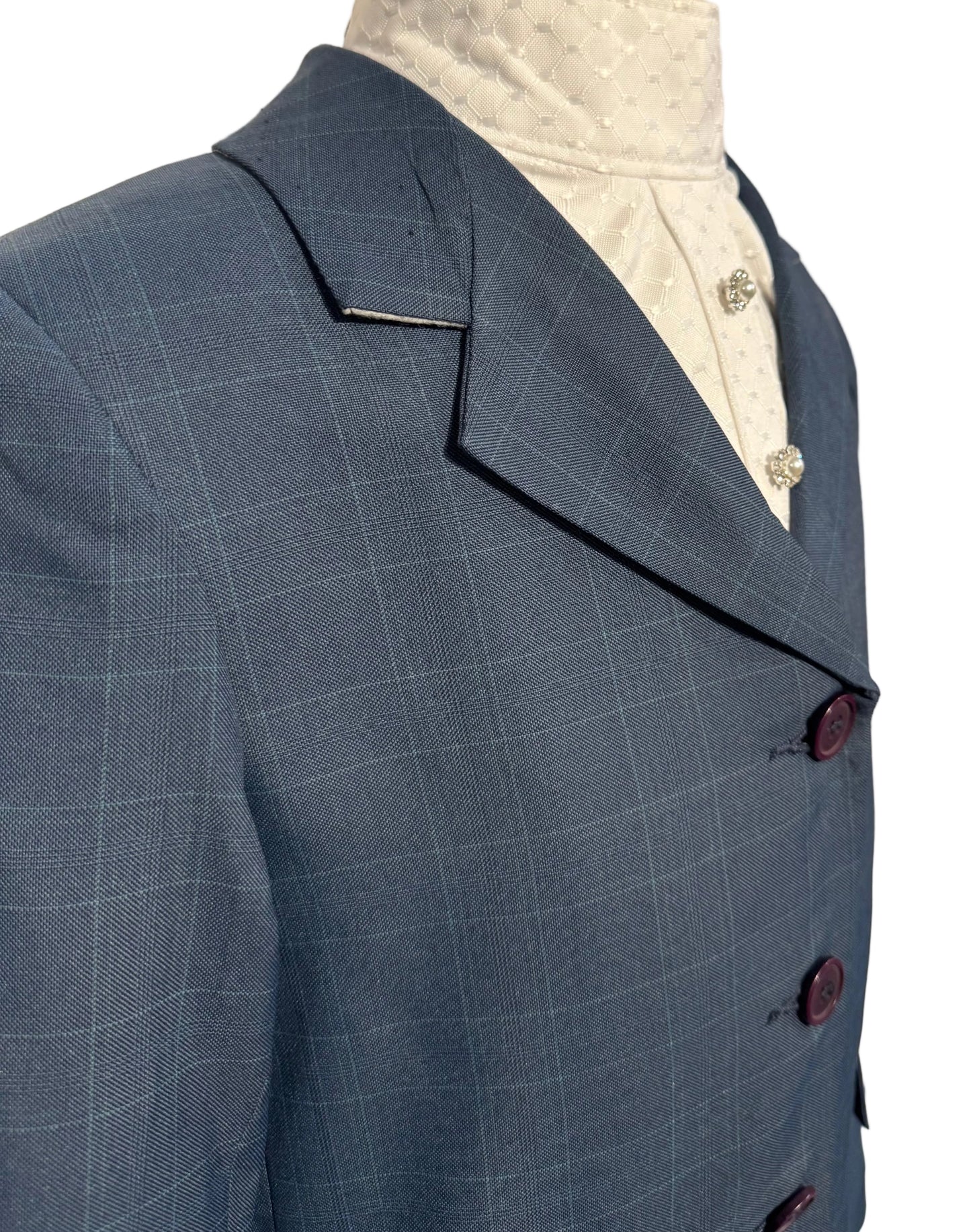 New, Tuffrider Blue Kids 12 Hunt Coat