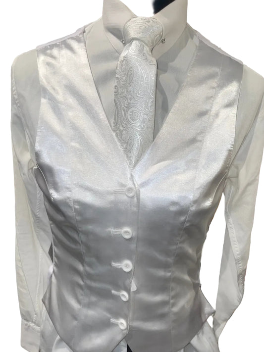 MTC, White Silk Vest Ladies 10