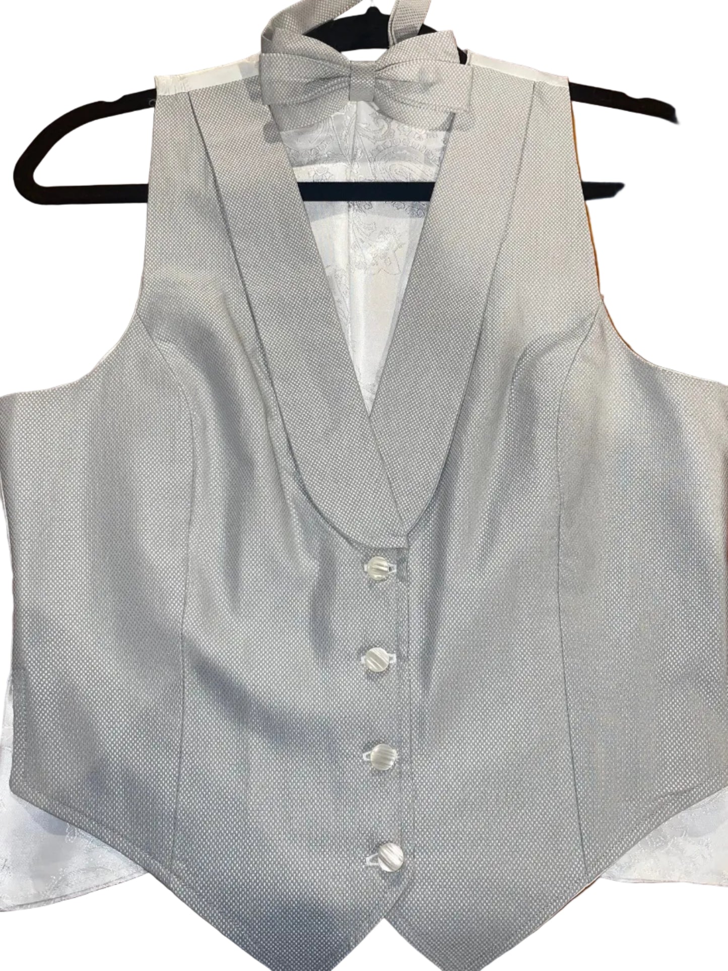 Custom, Silver Ladies Formal Vest