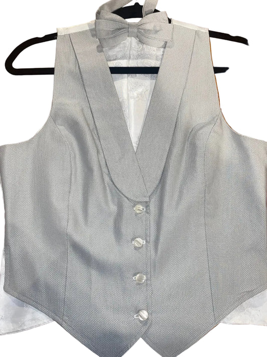 Custom, Silver Ladies Formal Vest