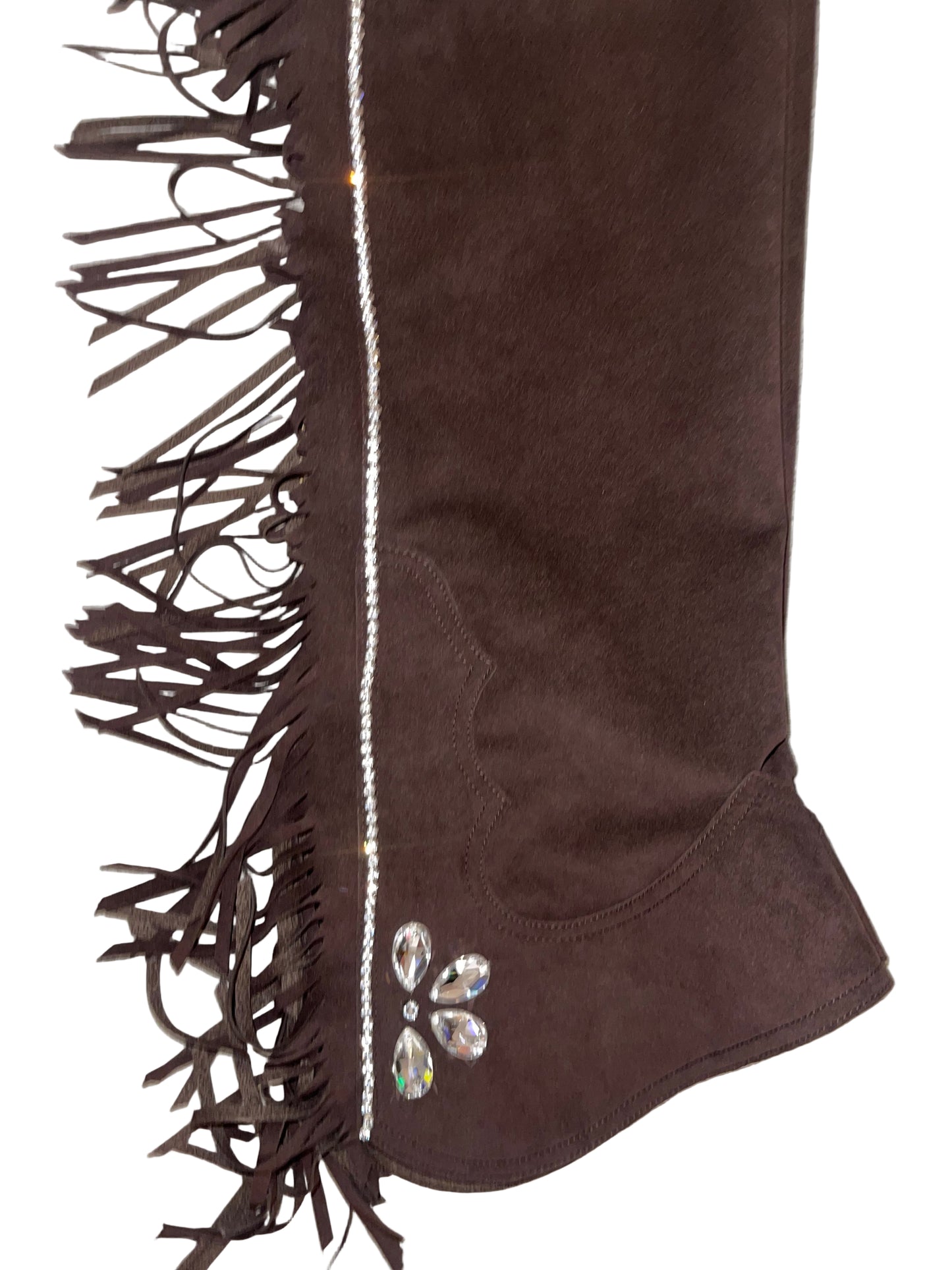 New, Go-N-Show Ladies Large Brown Chaps