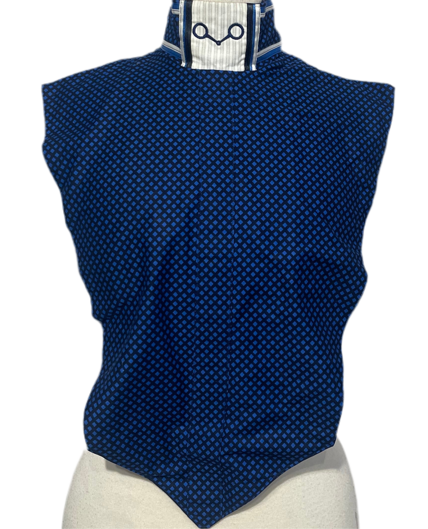 Blue and Black Diamond Dickie