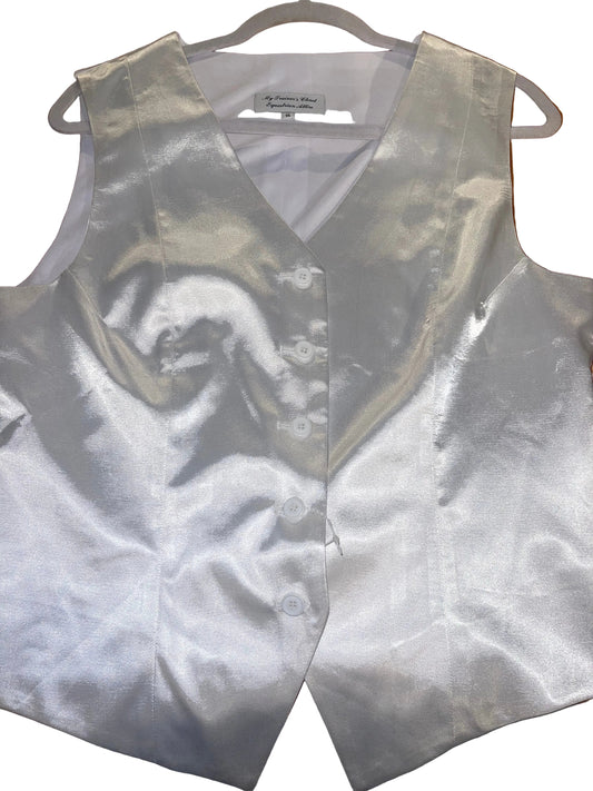 MTC, White Silk Vest 16