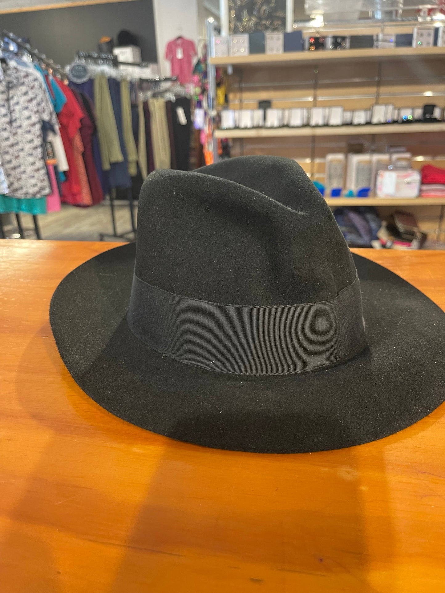 Stetson Black Snap Brim 7