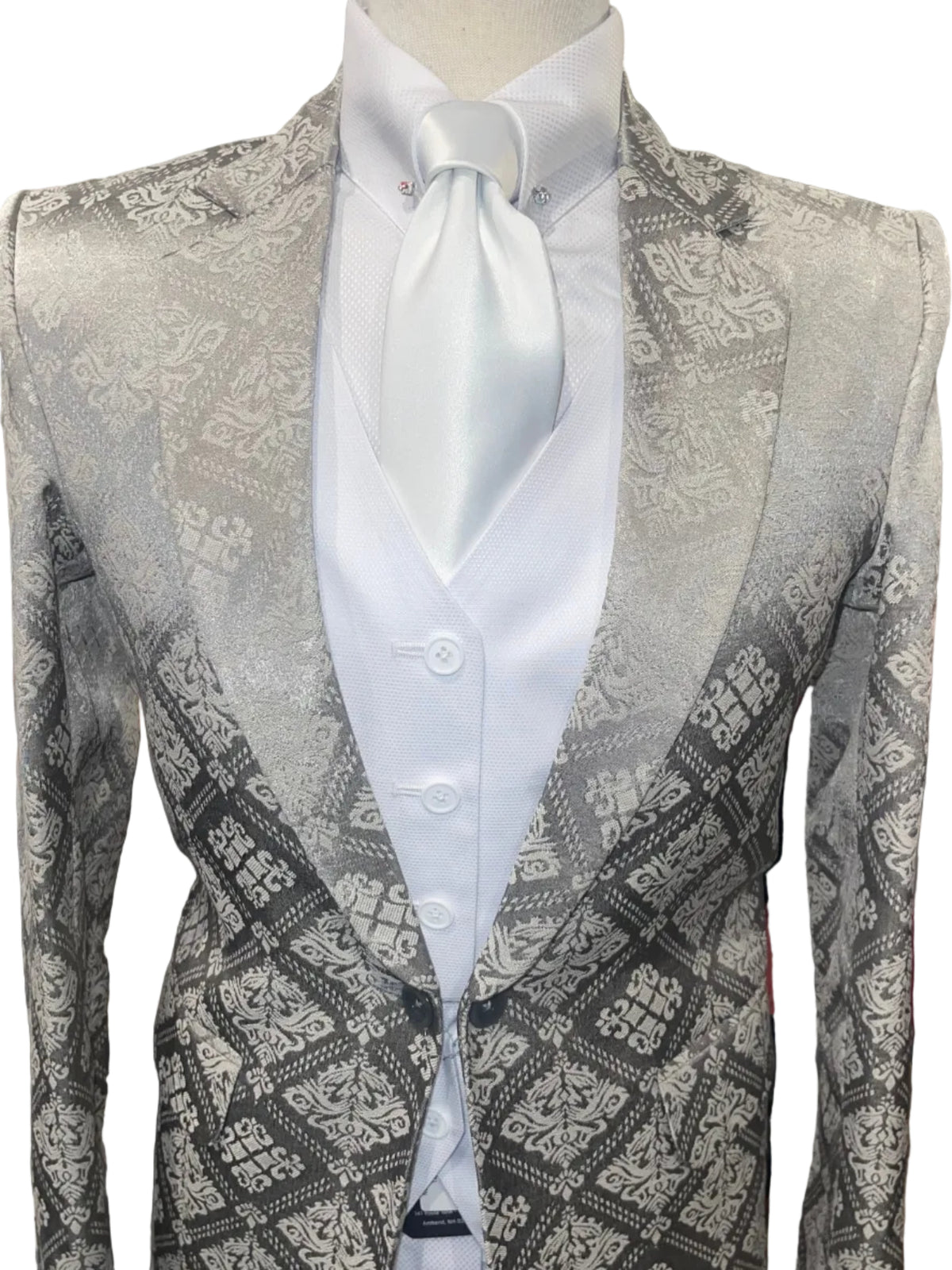 Custom, Silver Ladies Day Coat